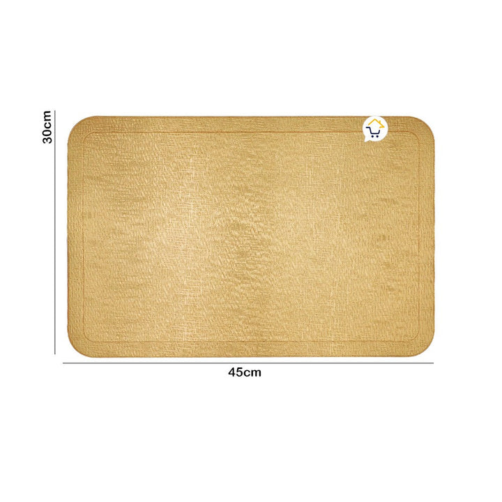 Mantel Individual Navideño x6 Metalizado Mesa Decorativo B316X6