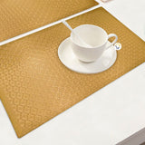 Mantel Individual Navideño x6 Metalizado Mesa Decorativo B317X6