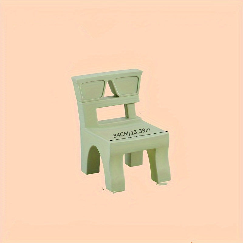 Juego de Mesa y Silla para Niños con Respaldo, Banco de Plástico de Alta Calidad, Popular Set de Jardín Infantil, Taburete Exterior