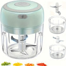 100/250ml Triturador Eléctrico de Ajo Mini USB, Picadora de Carne y Verduras Resistente para Jengibre, Utensilio de Cocina Duradero