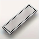 Desagüe de Suelo Rectangular Invisible de Acero Inoxidable - Extendido, Fregadero de Baño Resistente a Olores con Cubierta de Tubería Oculta