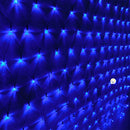 Luces Malla LED 200 Luces 2x1 M Luz Navidad Azul Cable Verde LCHB180AZ