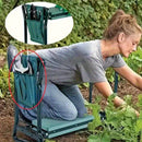 Taburete de Jardinería Oxford Nuevo y Duradero con Bolsa para Herramientas - Organizador Portátil Multiusos para Cuidado del Jardín, Patio y Césped, Bolsa de Almacenamiento para Herramientas de Jardinería