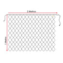 Luces Malla LED 200 Luces 2x1 M Luz Navidad Blanca Cable Verde LCHB180B
