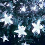Luces Led Estrella X136 LED Cortina Luces 4m Navidad Blanca CE136NB