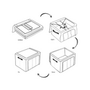 CAJA DE ALMACENAMIENTO DE TELA
