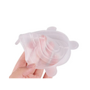 TAPAS DE SILICONA PEQUEÑA x6