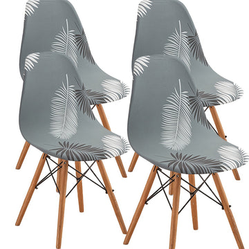 Juego de 2/4 Fundas Lavables para Sillas con Estampado, Cubre Sillas Elásticas Eames para Comedor