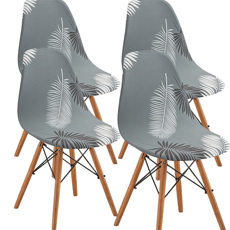 Juego de 2/4 Fundas Lavables para Sillas con Estampado, Cubre Sillas Elásticas Eames para Comedor
