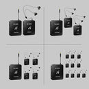 Sistema de Auriculares Inalámbricos M-VAVE WP-10 - 2.4G, Recargable por USB, Baja Latencia, Calidad de Sonido Sin Pérdidas, Grabación Estéreo, Compatible con Hasta 5 Dispositivos