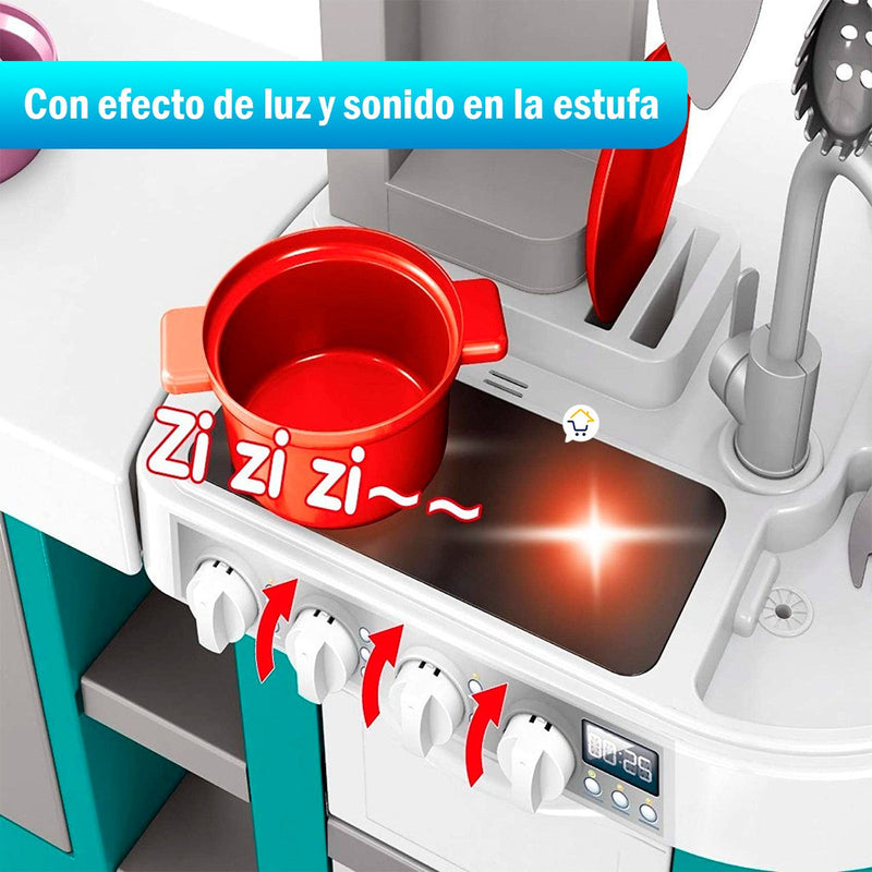 Cocina Infantil Grande Completa Con Luces y Sonidos 92243
