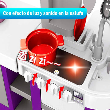 Cocina Infantil Grande Completa Con Luces y Sonidos 92243