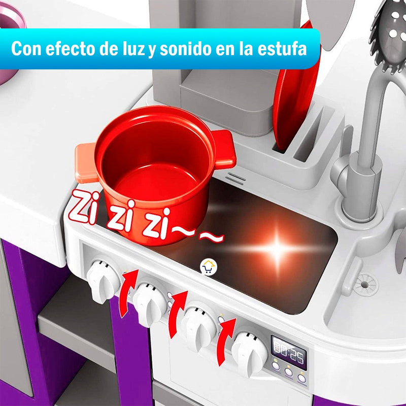 Cocina Infantil Grande Completa Con Luces y Sonidos 92243