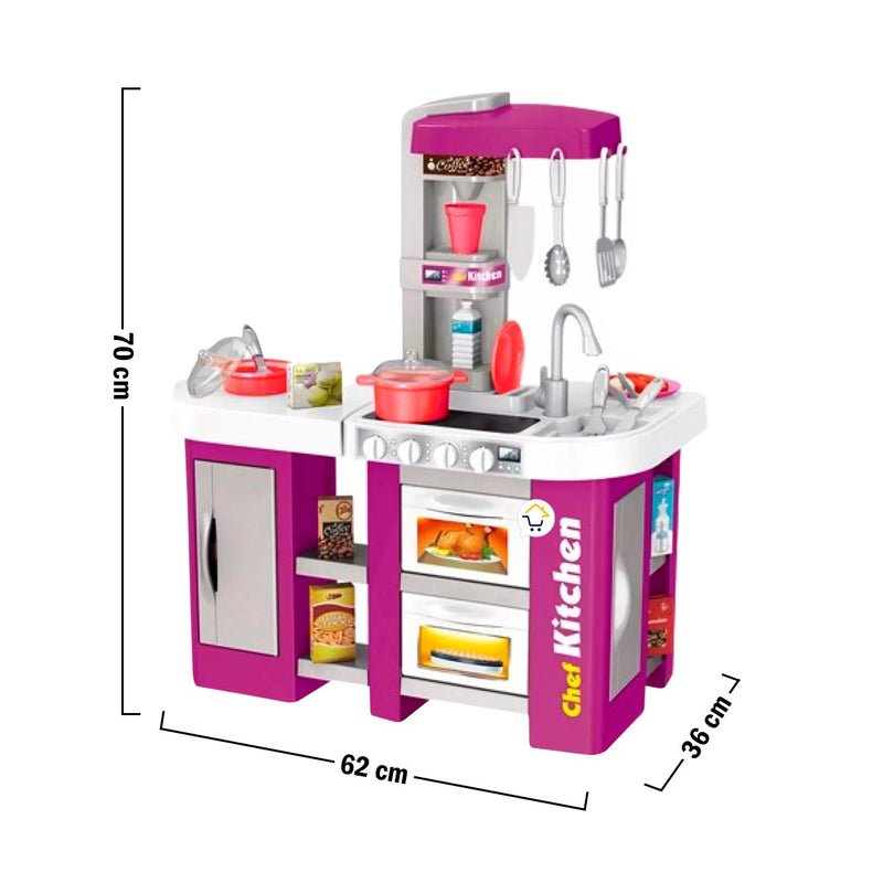 Cocina Infantil Grande Completa Con Luces y Sonidos 92243