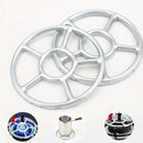 1pc Anillo de Soporte para Quemador de Estufa de Gas de Acero Inoxidable, Soporte Antideslizante para Olla de Leche, Rejilla Auxiliar para Cocinar en Placa de Cocina
