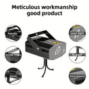 Luces de discoteca de cuerpo completo con soporte metálico, luces para escenarios de fiesta, activación por sonido, 28 patrones de luz, alimentación por USB, adecuadas para reuniones familiares y decoraciones festivas