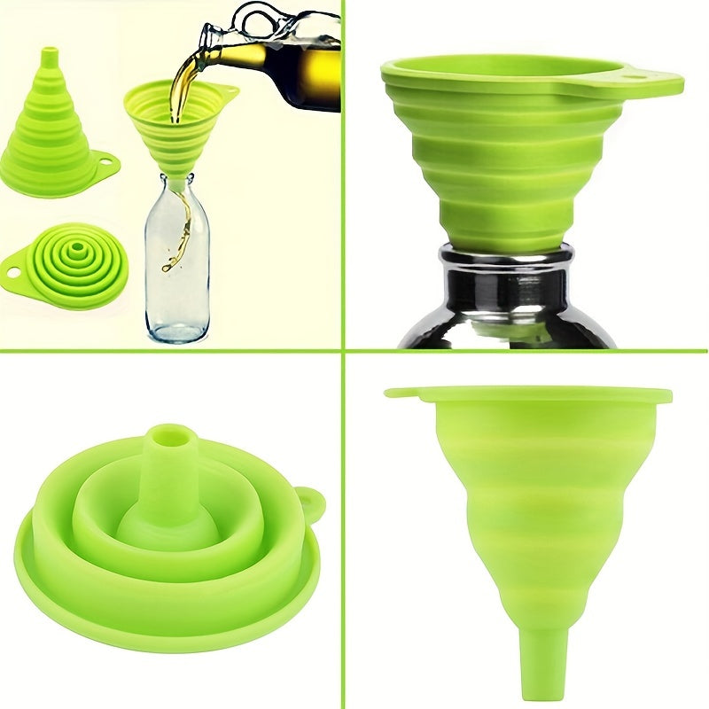 1 pza., Embudo plegable Embudos plegables para botella de agua Transferencia de líquidos, Gadgets de cocina, Accesorios de cocina