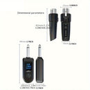 Transmisor y receptor inalámbricos XLR, cableado a micrófono inalámbrico XLR, adaptador XLR a 1/4 pulgada, adecuado para micrófono activo, interfaz de audio.