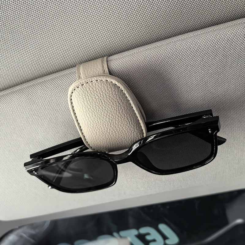 [Clip Universal para Visera de Sol] Clip Universal de PVC para Visera de Sol de Auto - 1 ud Soporte para Lentes de Auto - Accesorios Interiores para Vehículos