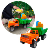 Camión Volqueta Construcción Volco Con bloques Armables Niños PF550B