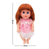 Muñeca Bebé Niña Hace Pipi y Sonidos Con Biberón D882GIRL