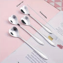 Juego de 4 Cucharas de Acero Inoxidable en Forma de Corazón, Cucharas Creativas para Mezclar Postres y Café, Elección Ideal para Fiestas de Navidad, Vacaciones, Restaurante y Uso en la Cocina del Hogar
