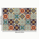 1 ud., Alfombrilla de Secado Rápido para Utensilios de Cocina Estilo Bohemio con Diseño Floral Antideslizante y Bandeja Absorbente para Máquina de Café y Tetera, Tapete de Limpieza de Fibra Ultrafina