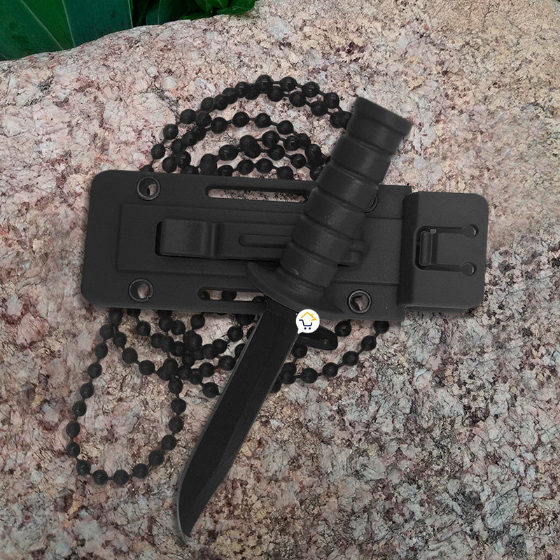 Mini Cuchillo Táctico Camping Abrecartas Con Cadena CD05