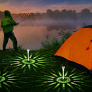 2 luces solares LED para jardín, lámpara de palo de acero inoxidable para exteriores, iluminación decorativa impermeable para patio, césped, sendero, terraza, garaje, fiesta de vacaciones, decoración de sendero de jardín, carga solar, montaje semienterra