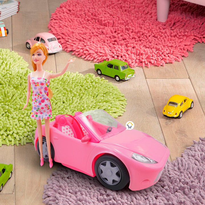 Carro Convertible Con Muñeca Auto Juguete Niñas MG20594