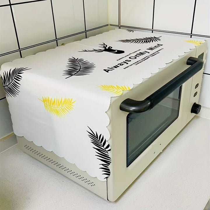 Cubierta De Polvo Para Microondas Domésticos, Paño De Polvo Para Horno Transpirable