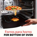 5 piezas de fundas para horno antiadherentes - Resistentes al calor, reutilizables y de alta calidad - Ideales para hornos eléctricos y de gas, parrillas de barbacoa y cocina de vacaciones - Sin BPA ni PFOA, fáciles de limpiar, accesorios ideales para fi