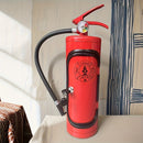 1/2pcs Soporte para Botella de Vino en Forma de Extintor - Decoración Metálica para el Hogar, Uso Interior/Exterior