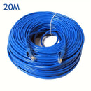 Cable Ethernet Cat 6, cable de parche Gigabit 1Gbps redondo RJ45, conector macho a macho de 8 pines EPS, cable de red de alta velocidad para PC/Xbox/PS4/PS5/modem/enrutador, 250Mhz - No requiere batería