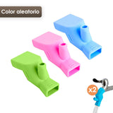 Extensor De Grifo X2 Silicona Portátil Extensión Alargador Niños Fil1