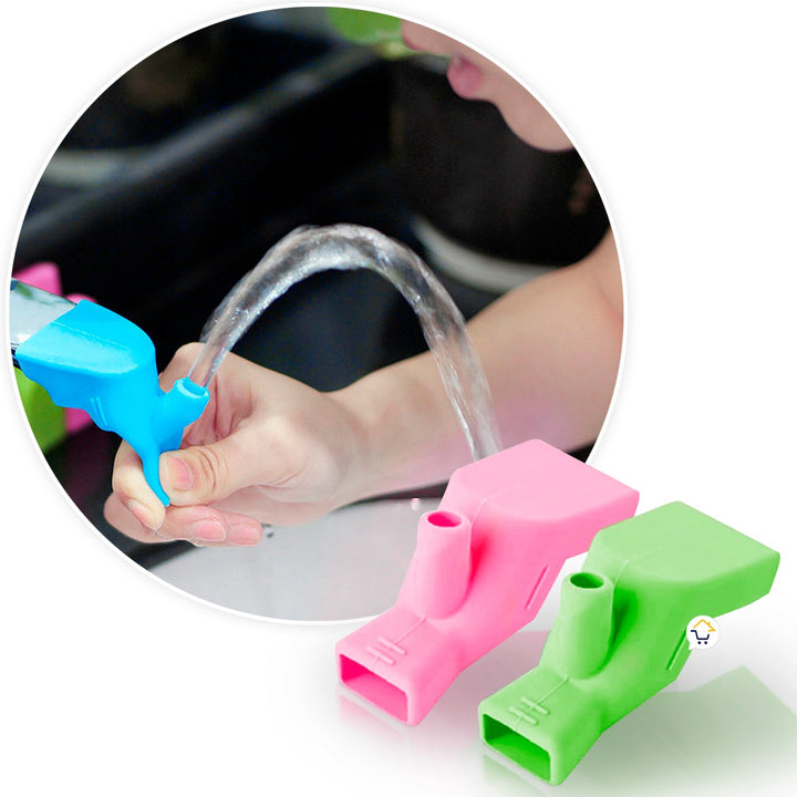 Extensor De Grifo X2 Silicona Portátil Extensión Alargador Niños Fil1