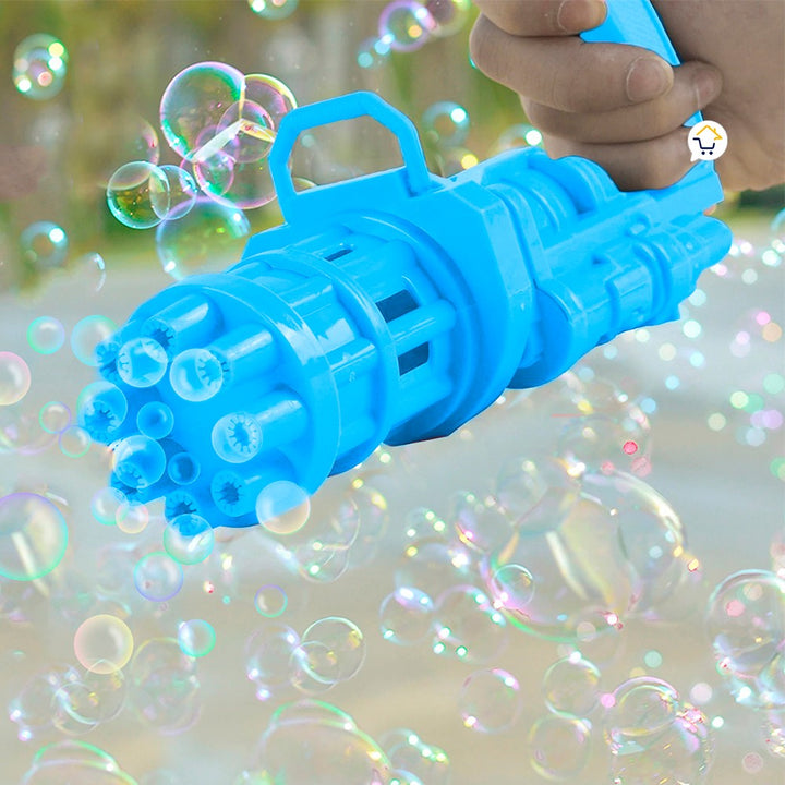 Pistola Ametralladora Lanza Burbujas Juguete Para Niños JMC0583B