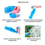 Pistola Ametralladora Lanza Burbujas Juguete Para Niños JMC0583B