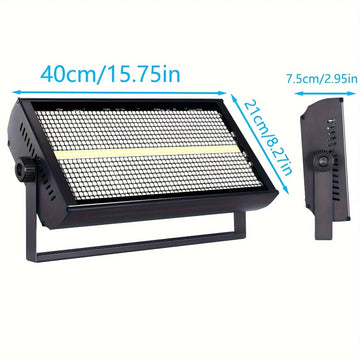 Luces LED para escenario, 8+8 RGB, estroboscópicas, para lavado de autos, marco de luces intermitentes, iluminación de fondo selectiva