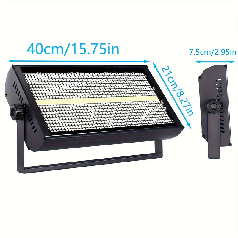 Luces LED para escenario, 8+8 RGB, estroboscópicas, para lavado de autos, marco de luces intermitentes, iluminación de fondo selectiva