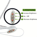 Una luz flexible para máquina de coser de 30 cm/50 cm (con brillo ajustable), tira de luz LED para coser, alimentada por USB de 5 V CC, adecuada para todas las máquinas de coser.