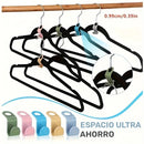 10/20/30/40/50/100 piezas/set de ganchos conectores para colgar ropa, ganchos resistentes y duraderos para ropa, ahorrador de espacio en el hogar para organizar ropa en clóset, armario, casa, residencia estudiantil, esencial para regreso a clases