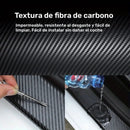 Rollo de Cinta Protectora para Borde de Puerta de Coche en Fibra de Carbono Nano 3D, PVC Impermeable y Resistente a Arañazos con Adhesivo, Película Anticolisión Universal, Color