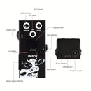 EROK IR-BOX Pedal de Efectos para Guitarra y Bajo con 32 Preseleccionados, Control por App Móvil, EQ de 9 Segmentos, Alimentación USB, Fabricado en China