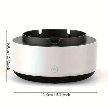 Olla Inteligente Creativa para el Hogar con Extinción Automática, Olla Purificadora de Aire 2-en-1 con Filtro Multifuncional Sin Cenizas Adecuada para Casa, Coche y Oficina