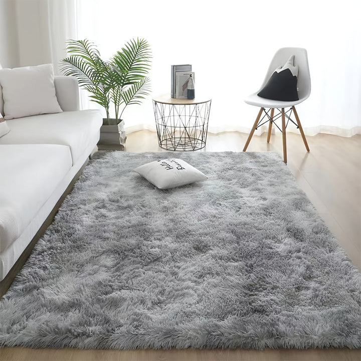 Alfombra rectangular de peluche ultra suave, antideslizante y lavable a máquina, para decoración de dormitorio, sala de estar y sala de juegos