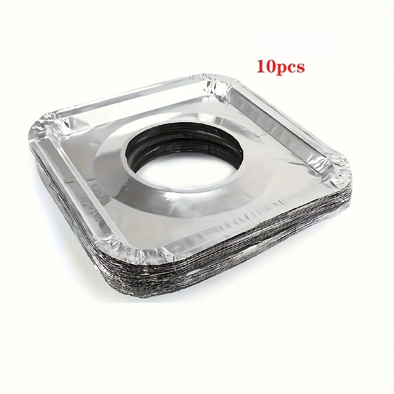 Cubierta Desechable de Aluminio para Estufas - Adecuada para Estufas de Gas y Eléctricas, Mantiene la Placa Limpia, Simplifica el Limpieza de Cocina