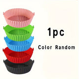 Forros de horno de aire reutilizables de silicona, no inflamables, multiusos, fáciles de limpiar, sin batería, para freidoras de aire, hornos, microondas, repostería y cocina de la cocina