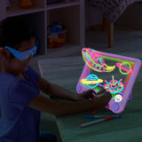 Tablero De Dibujo Mágico 3D Marcadores Neón Didáctica Infantil 2D-8366