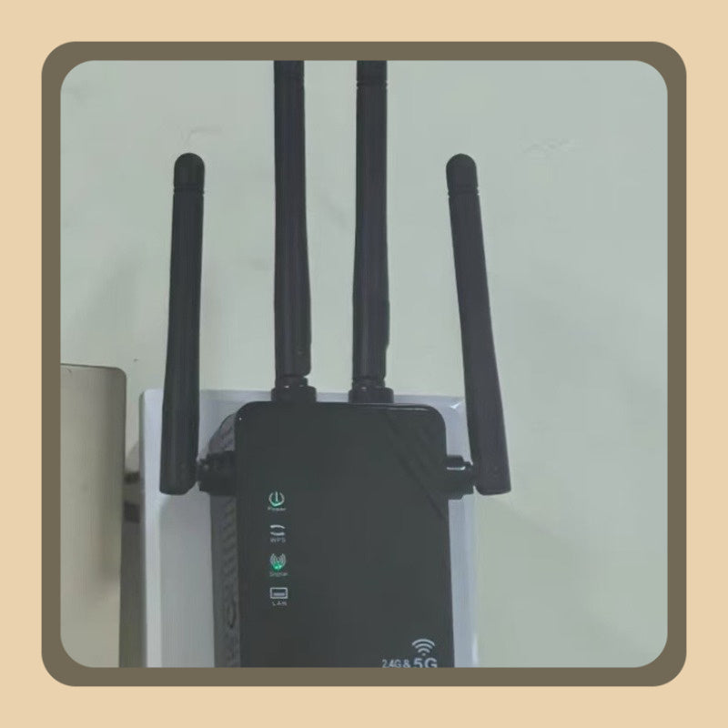 Amplificador de señal WiFi negro de 12000 metros - Extensor de red inalámbrica de 2,4 GHz, receptor, enchufe de EE. UU., banda única, 100V-240V, router de venta al por mayor para hogar y oficina